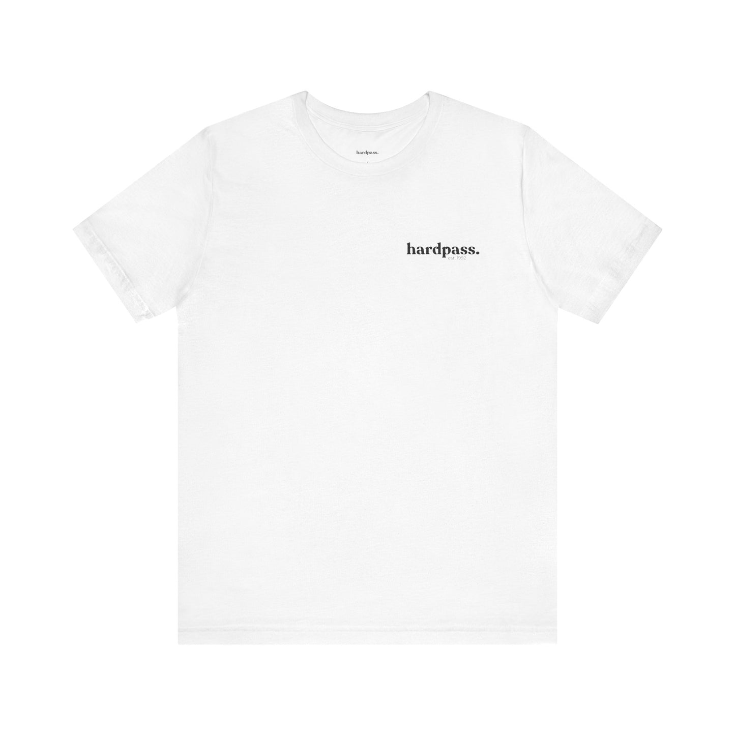 'HardPass. est 1992' Pocket Print Classic Tee