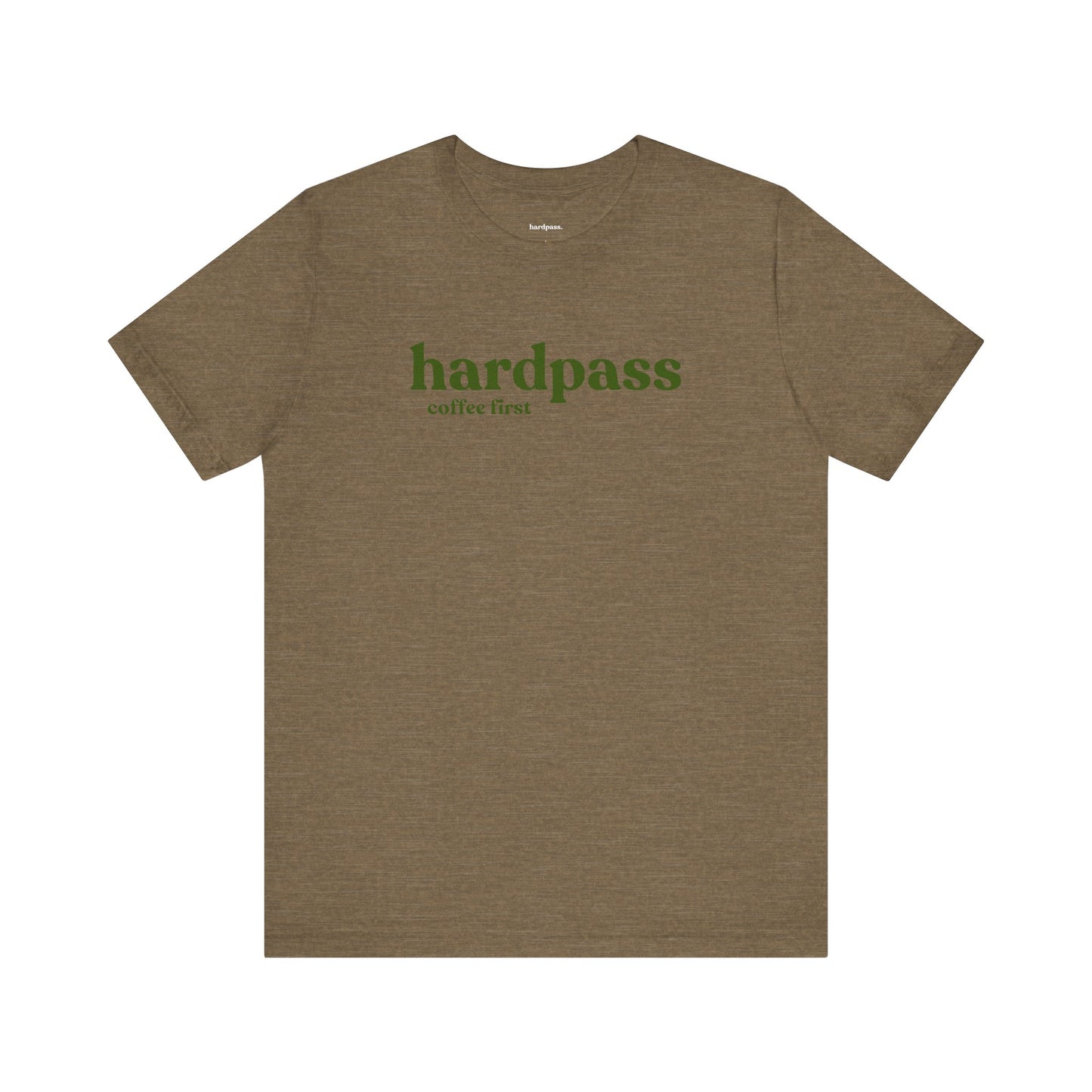 HardPass 'Coffee First' Statement Tee