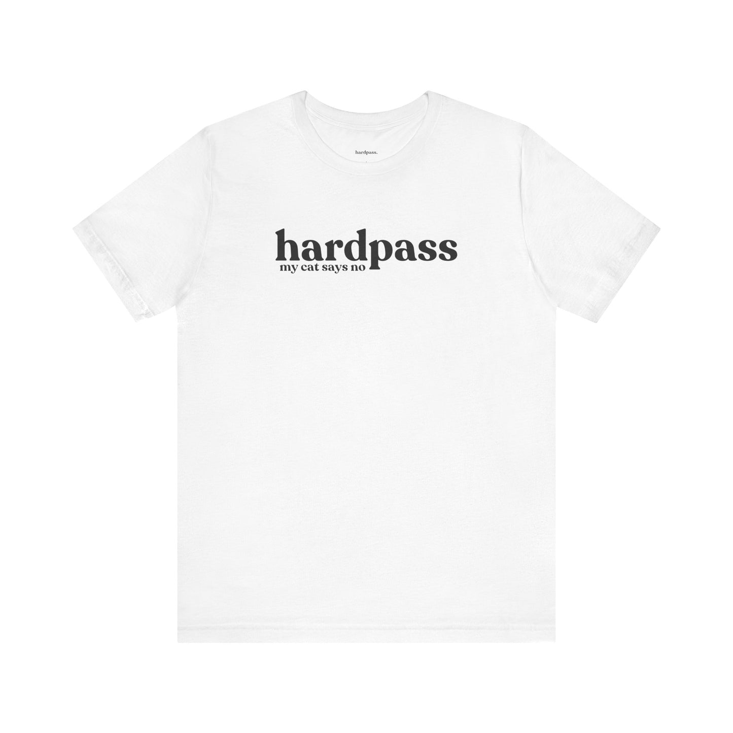 HardPass 'My Cat Says No' Statement Tee